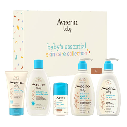 Aveeno Baby Essential Skincare Collection, 5-Piece Set