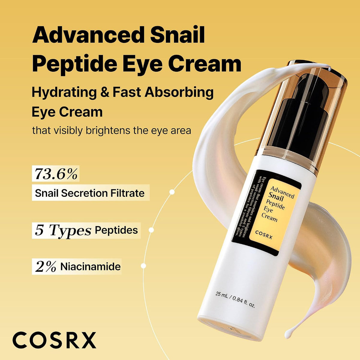 COSRX Advanced Snail Peptide Eye Cream 25 ml (0.8 fl oz) — alternate product view