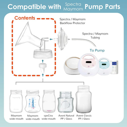 Maymom 17mm Flange and Duckbill Valve Set, Spectra Compatible - view 3