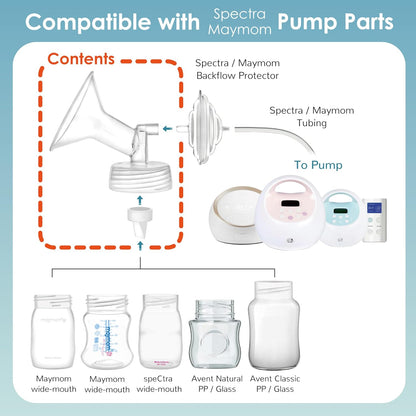 Maymom 21mm Flange and Duckbill Valve Set, Spectra Compatible - view 2