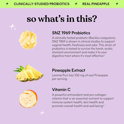Lemme Purr Vaginal Probiotic Gummies for Women, 30-Day Supply - view 3