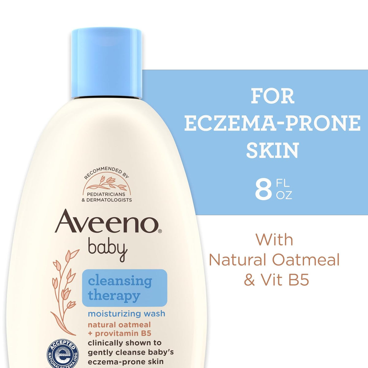 Aveeno Baby Cleansing Therapy Moisturizing Body Wash, 8 oz - view 2