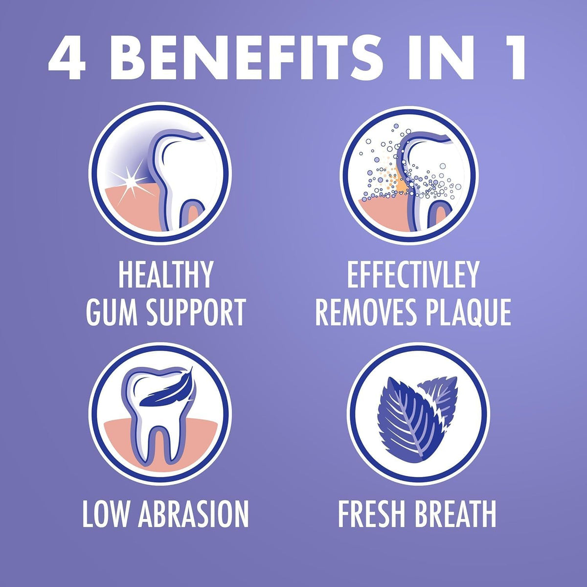 Arm & Hammer Advance Gum Care Toothpaste, 4 x 75 ml Multipack - view 5