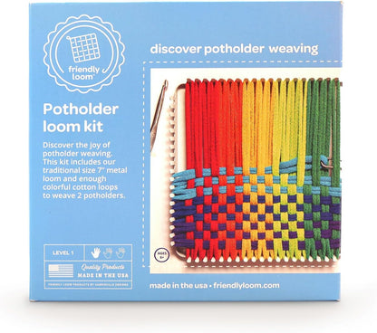 Harrisville Friendly Loom 7 Inch Traditional Potholder Loom Kit - view 4