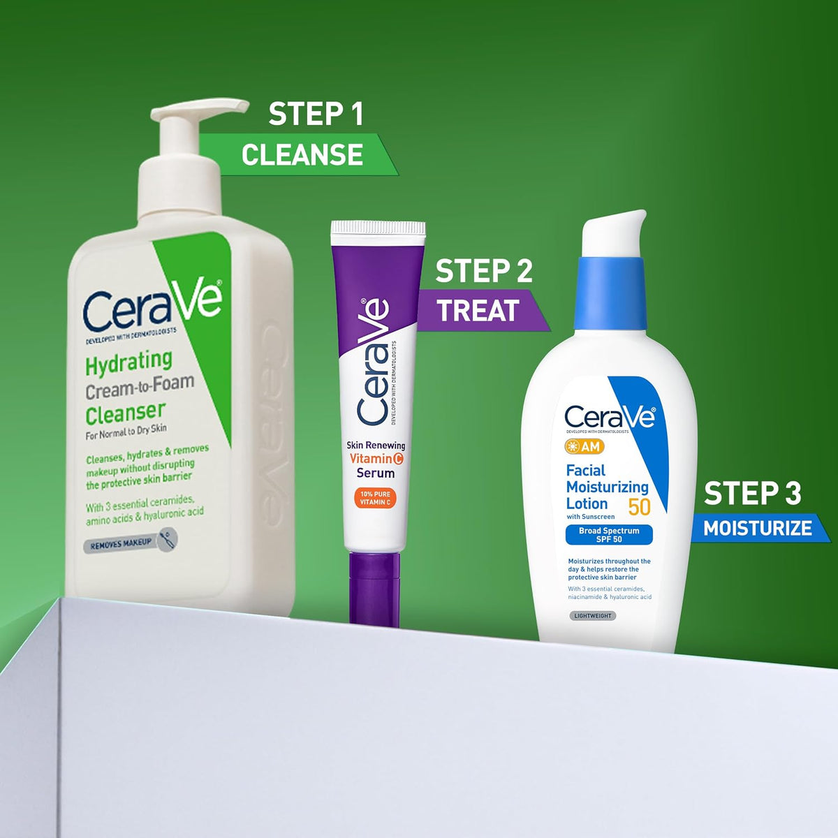CeraVe Hydrating Cream-to-Foam Cleanser 19 oz - view 6