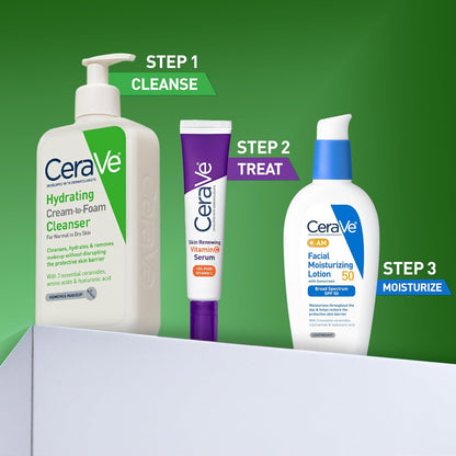 CeraVe Hydrating Cream-to-Foam Cleanser 19 oz - view 6