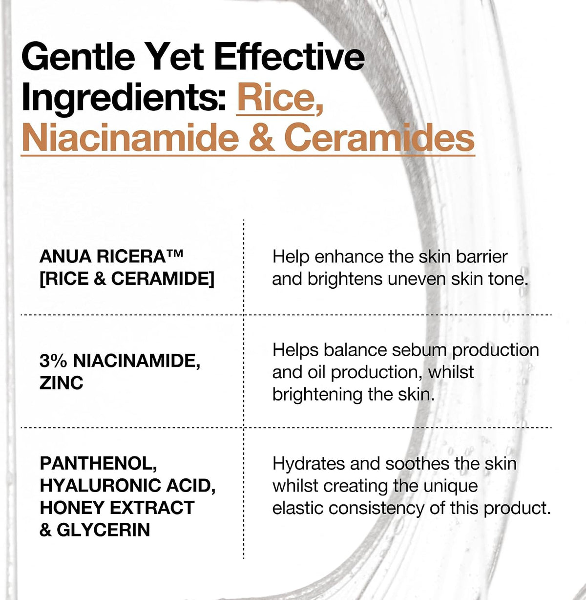 Anua Rice Ceramide 7 Hydrating Barrier Moisturizing Face Serum 50ml - view 4