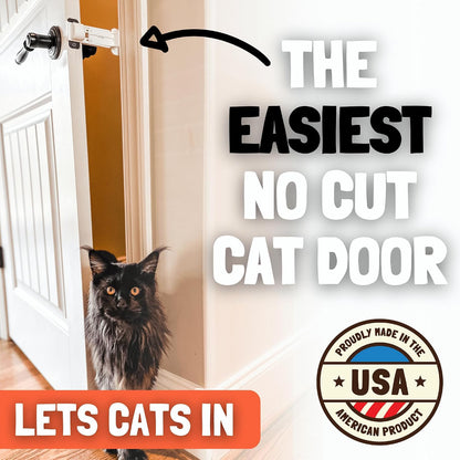 Door Buddy Cat Door Prop and Latch Holder, Adjustable 3-5.5 Inch Opening - view 2