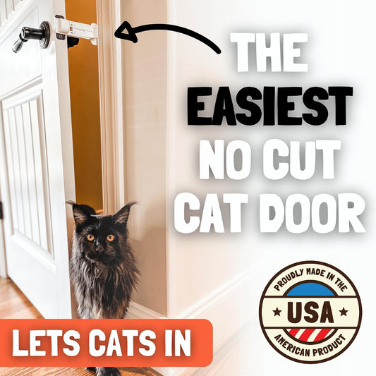 Door Buddy Cat Door Prop and Latch Holder, Adjustable 3-5.5 Inch Opening - view 2