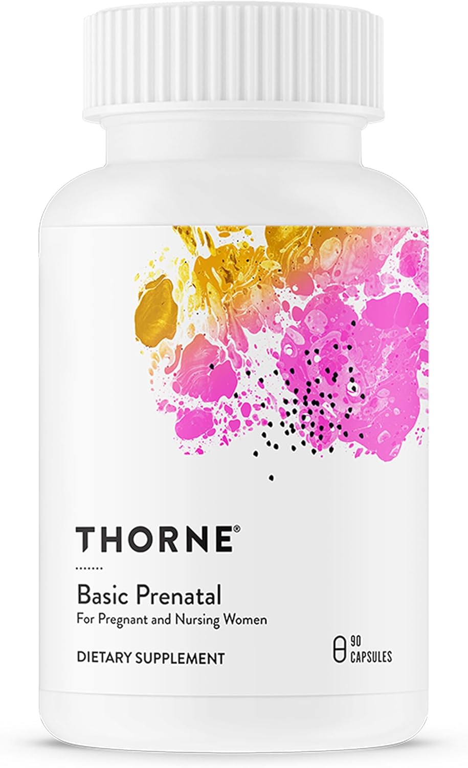 Thorne Basic Prenatal with Active Folate, Choline and Iron, 90 Capsules