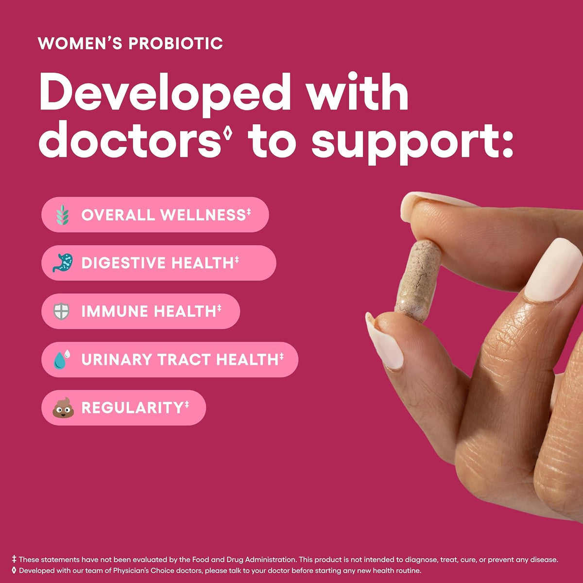 Physician's Choice Women's Probiotic 50 Billion CFU, 30 Capsules - view 4