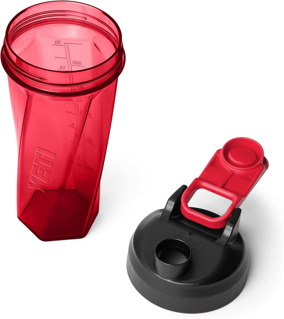 YETI Yonder 27 oz (737 ml) Leakproof Shaker Bottle in Rescue Red — alternate product view