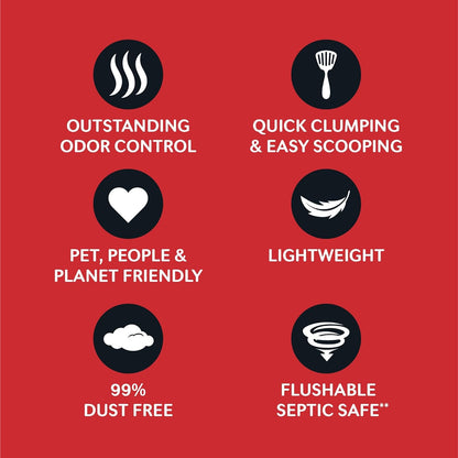 World's Best Cat Litter Multiple Cat Unscented Clumping Litter, 8 lb - view 4
