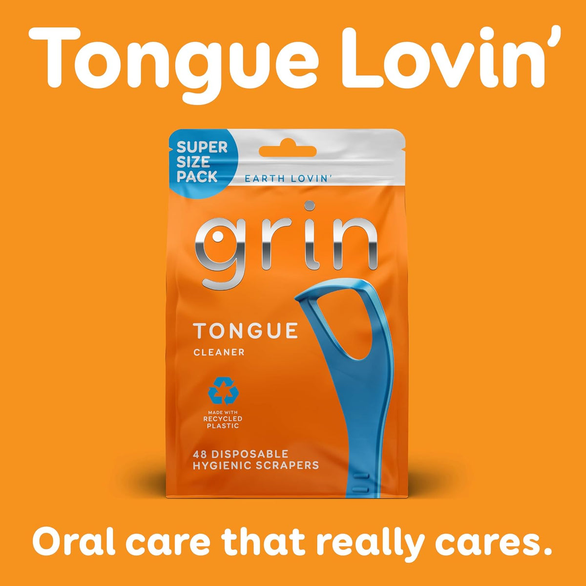 Grin Disposable Tongue Cleaner with Fold-Back Pick, 48 Count - view 5