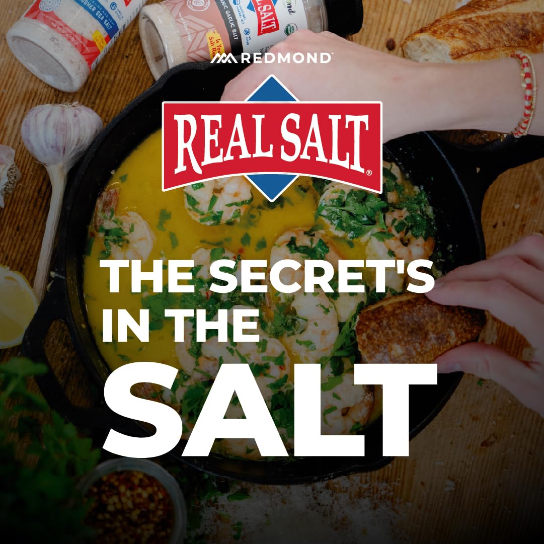 Redmond Real Salt Ancient Fine Sea Salt, Unrefined, 16 oz Pouch - view 5