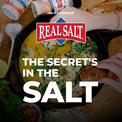 Redmond Real Salt Ancient Fine Sea Salt, Unrefined, 16 oz Pouch - view 5