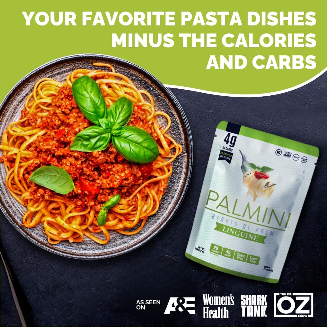 Palmini Low Carb Linguine Hearts of Palm Pasta 12 oz Pouch — alternate product view