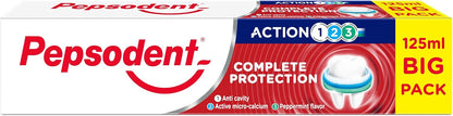 Pepsodent Complete Protection Toothpaste, 3 x 125 ml - view 2