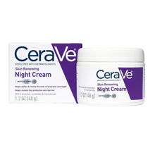 CeraVe Skin Renewing Night Cream with Peptides, Hyaluronic Acid and Ceramides, 48 g
