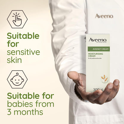 Aveeno Moisturising Cream for Dry and Sensitive Skin - view 4
