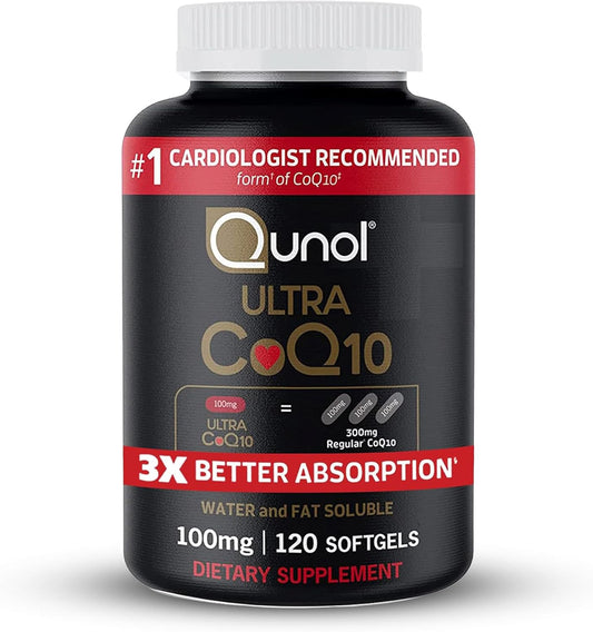Qunol Ultra CoQ10 100 mg, 120 Softgels