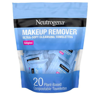 Neutrogena Makeup Remover Towelettes, 20 Individually Wrapped Wipes