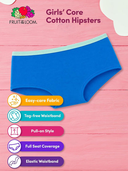 Fruit of the Loom Toddler Girls' Tag-Free Cotton Underwear, 12 Pack, 4-5T - view 6