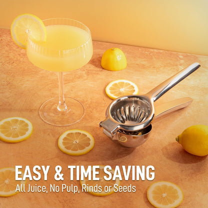 Zulay Kitchen Stainless Steel Lemon Squeezer, Heavy Duty - view 3