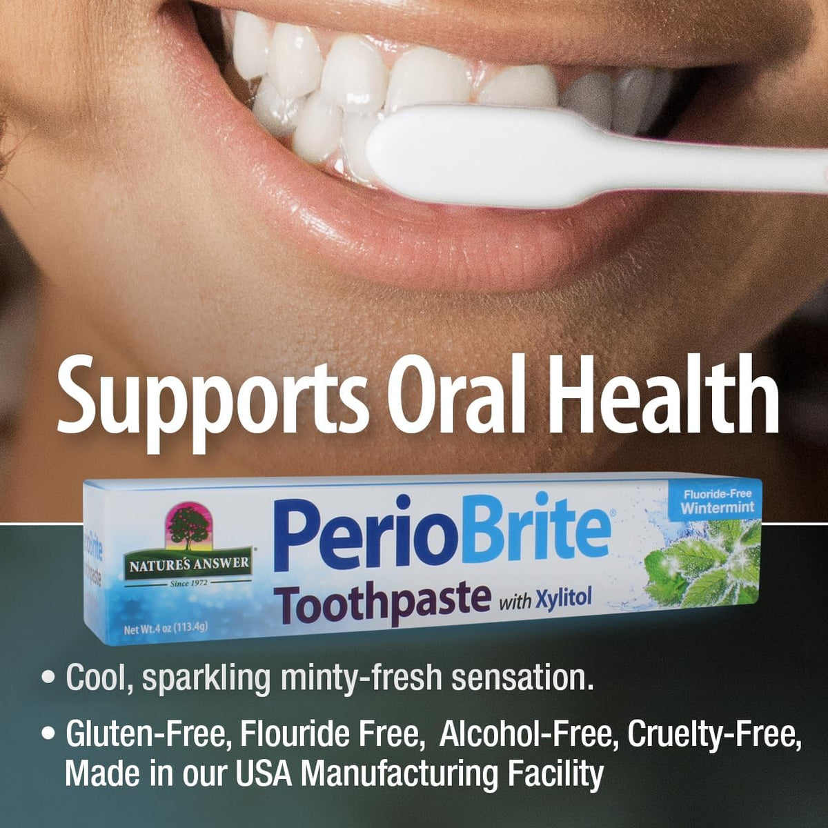 Nature's Answer PerioBrite Natural Toothpaste Wintermint 4 oz - view 4