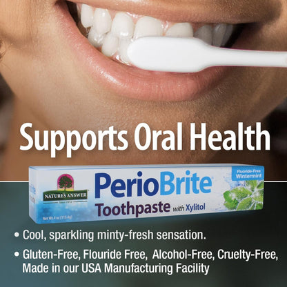 Nature's Answer PerioBrite Natural Toothpaste Wintermint 4 oz - view 4