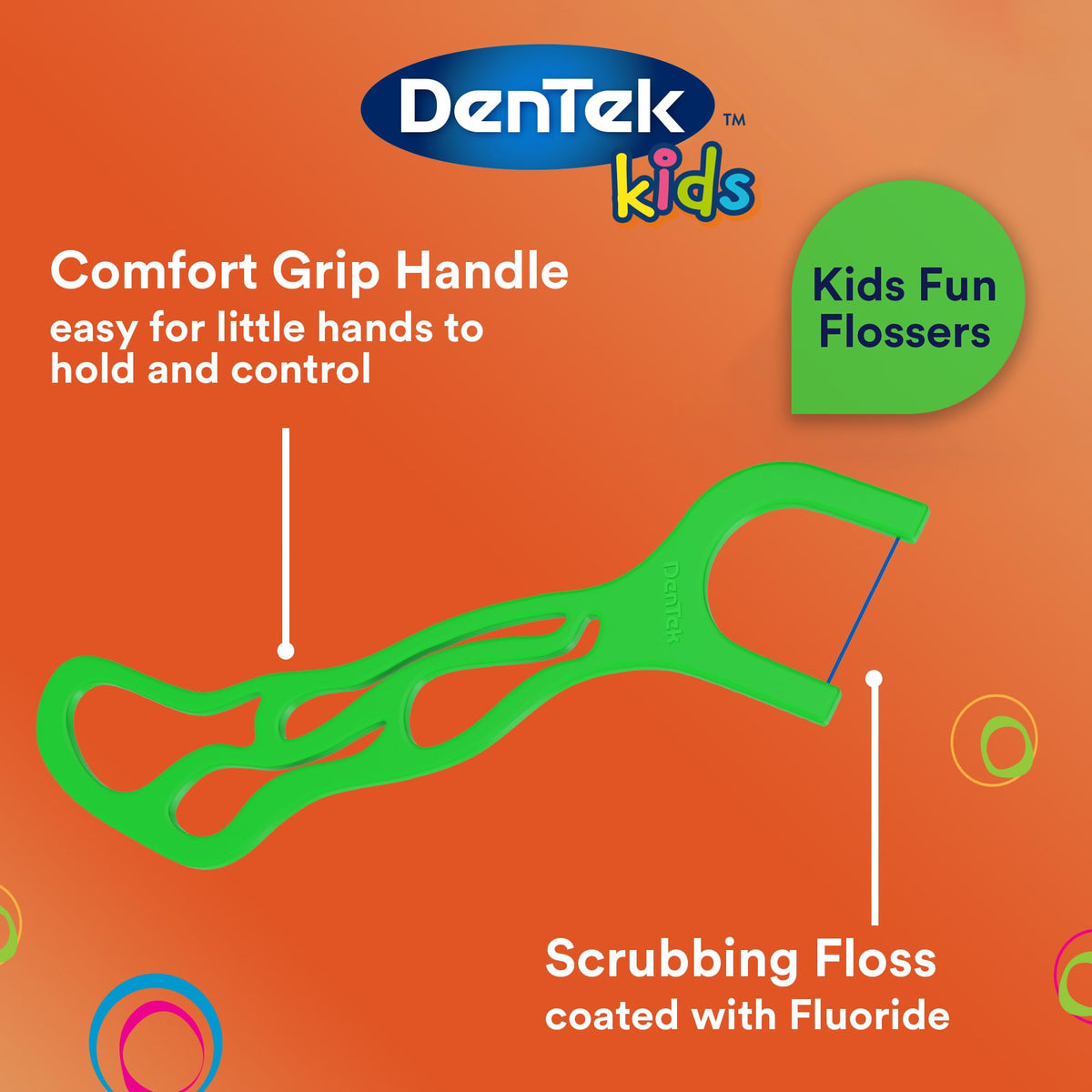 DenTek Kids Fun Flossers, 60 Count — alternate product view
