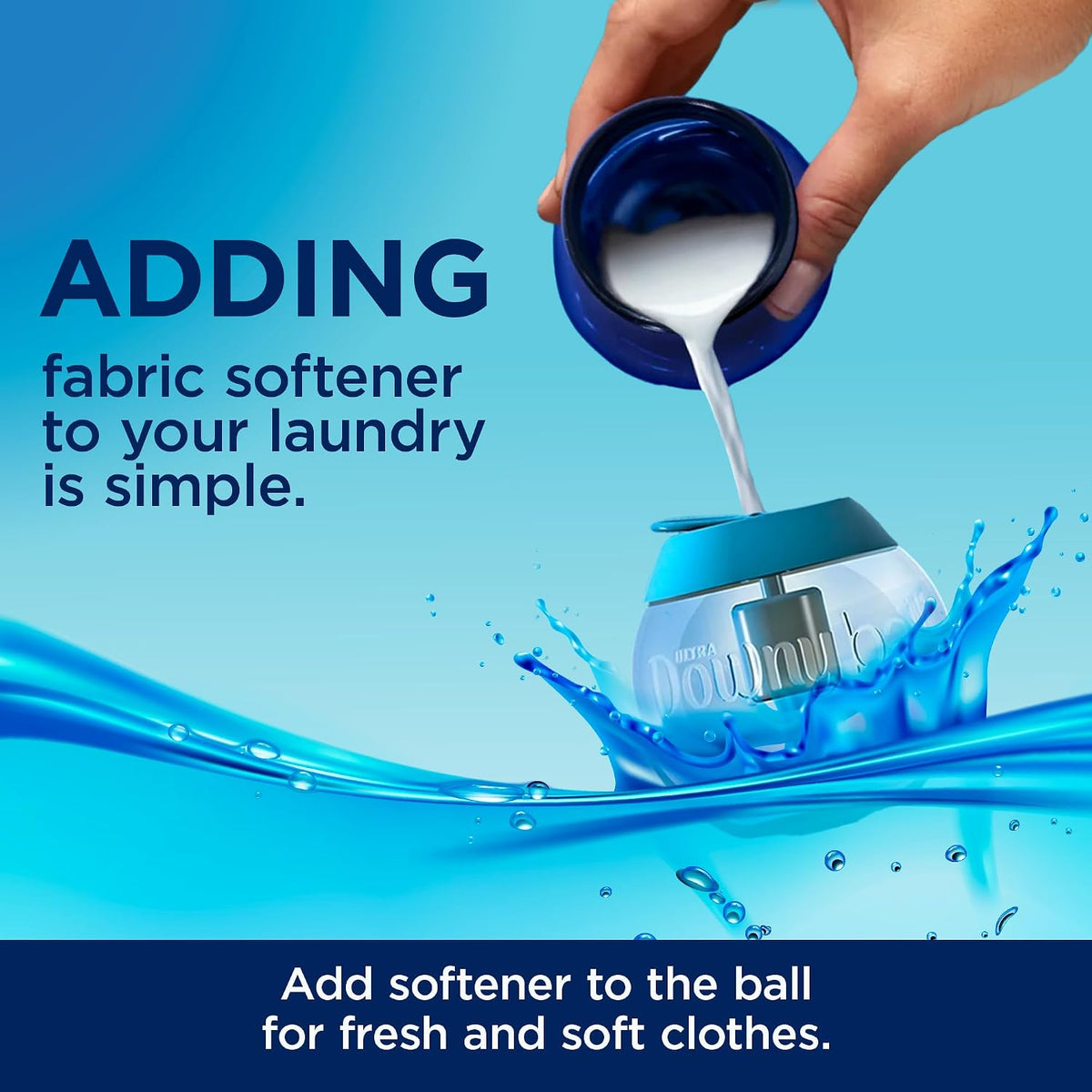 Downy Ball Fabric Softener Dispenser, Blue, Pack of 3 - view 5