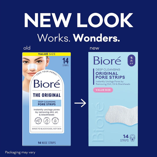 Bioré Deep Cleansing Pore Strips for Nose, 14 Count - view 2