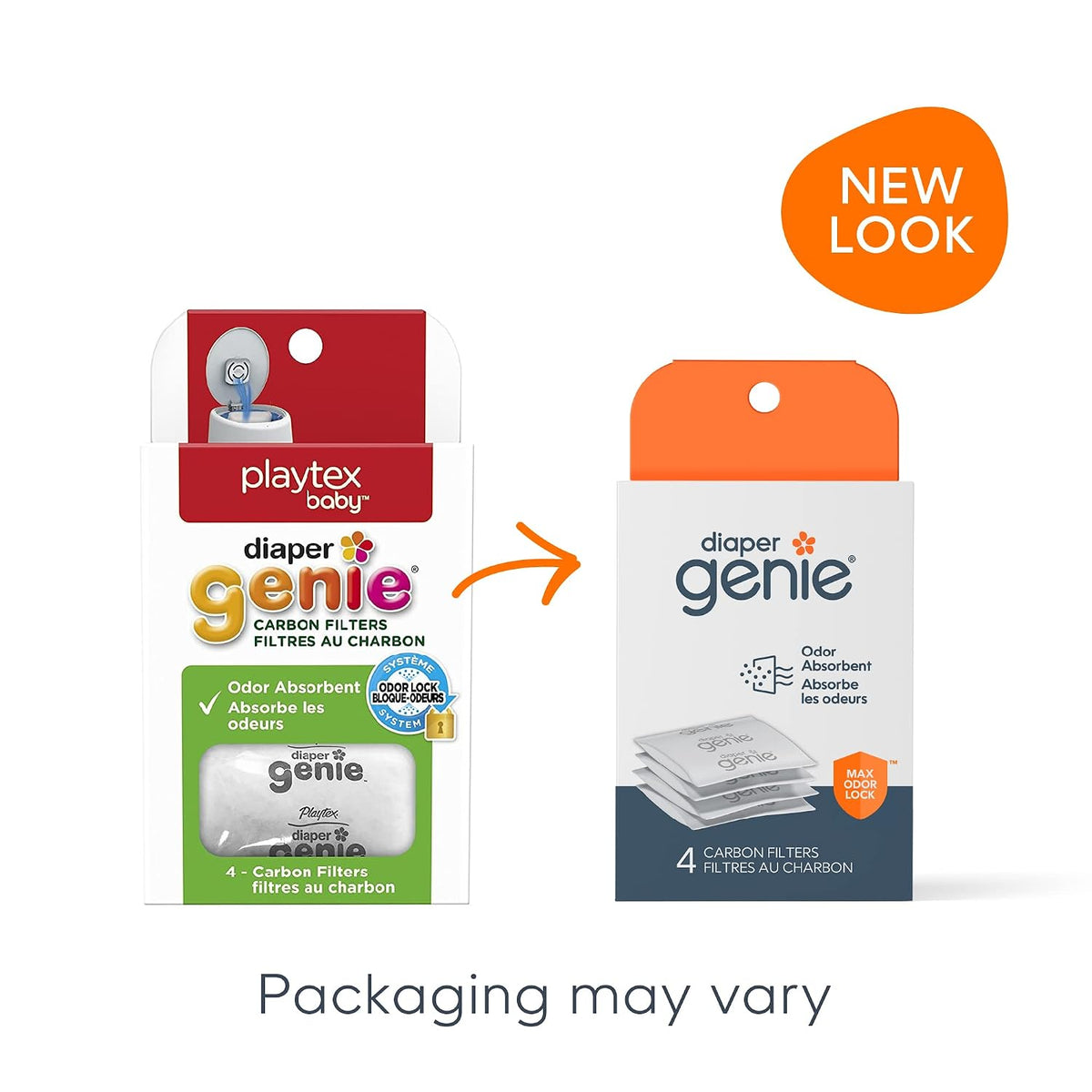 Diaper Genie Carbon Filters for Nappy Pails, Pack of 4 - view 6
