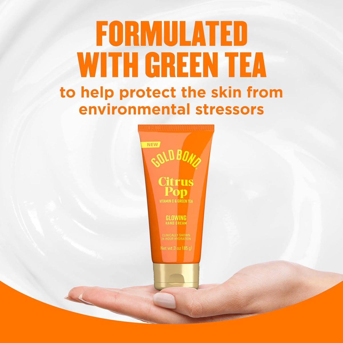 Gold Bond Citrus Pop Glowing Hand Cream, 3 oz, Pack of 4 - view 5