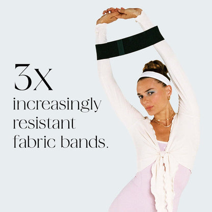 Bala Bands Resistance Bands, Non-Slip Fabric, Pack of 3 - view 5