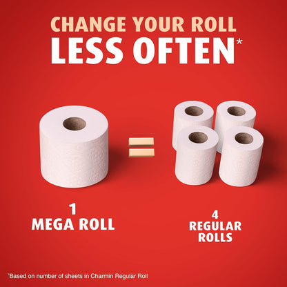 Charmin Ultra Strong Toilet Paper, 12 Mega Rolls, 2-Ply (220 Sheets) - view 4