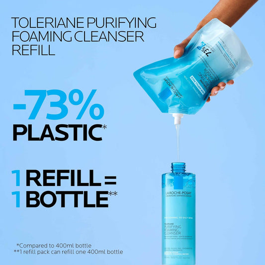 La Roche-Posay Toleriane Purifying Foaming Facial Cleanser, 13.52 oz - view 2