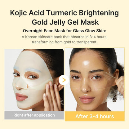 medicube Kojic Acid Turmeric Brightening Jelly Gel Mask 4 Pack - view 2