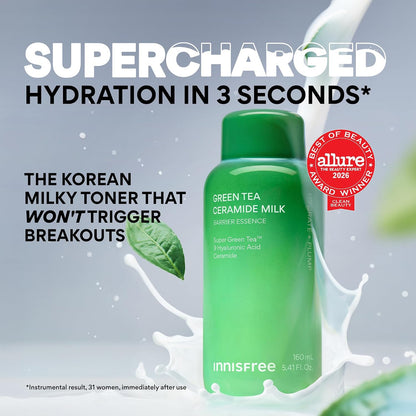 innisfree Green Tea Ceramide Milk 160ml - view 2