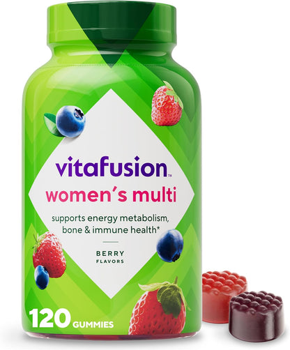 Vitafusion Women's Multivitamin Gummies, Berry Flavour, 120 Gummies