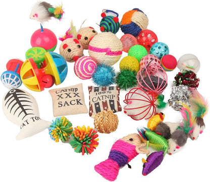 Fashion's Talk Cat Toys Variety Pack, 20 Pieces