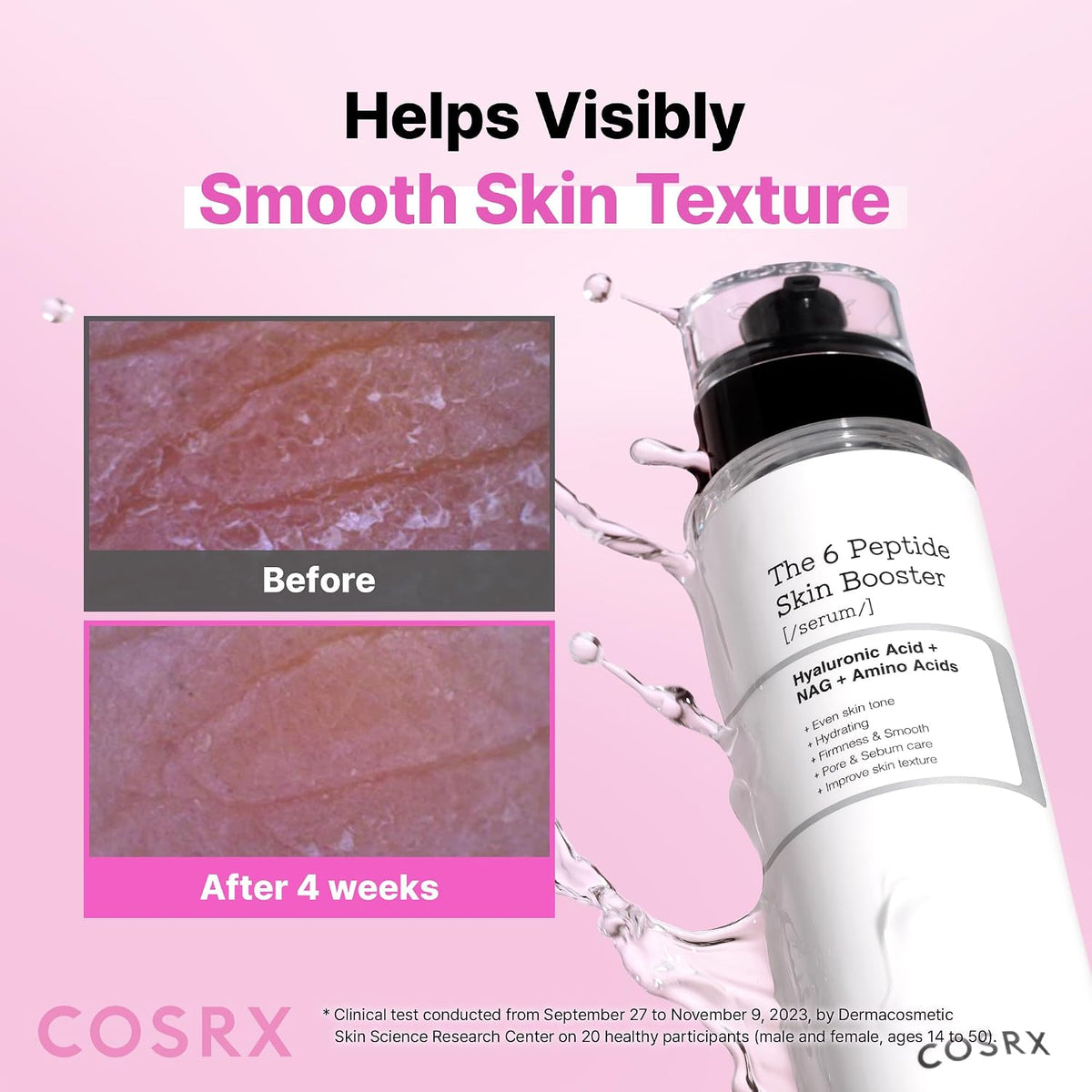 COSRX 6 Peptide Collagen Booster Serum Toner with Niacinamide, 150 ml — alternate product view