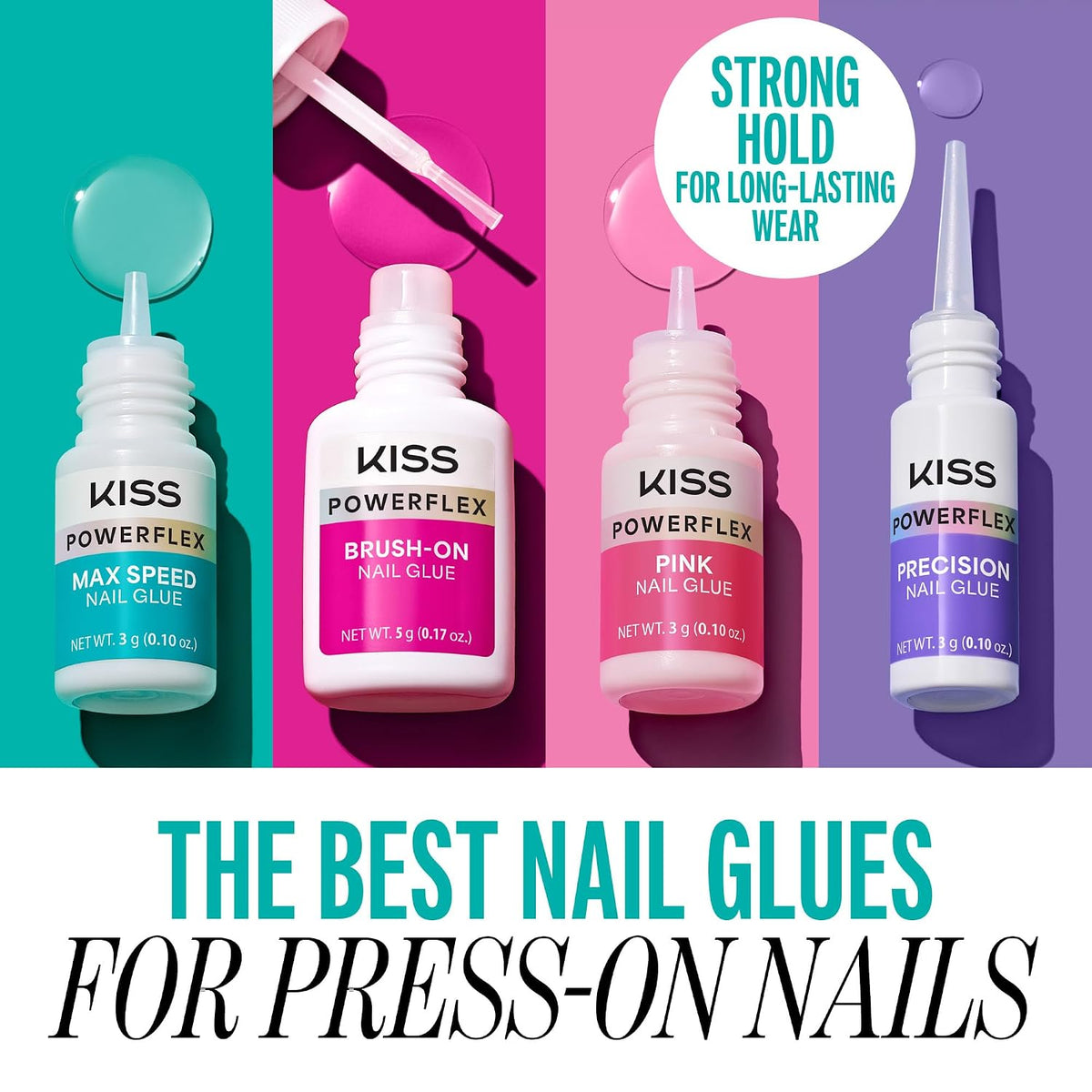 Kiss PowerFlex Maximum Speed Nail Glue with Nozzle Tip, 3 g (0.10 oz) - view 6