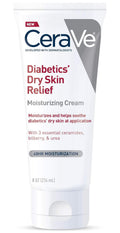 CeraVe Diabetics' Dry Skin Relief Moisturising Cream with Urea, 227 g (8 oz)