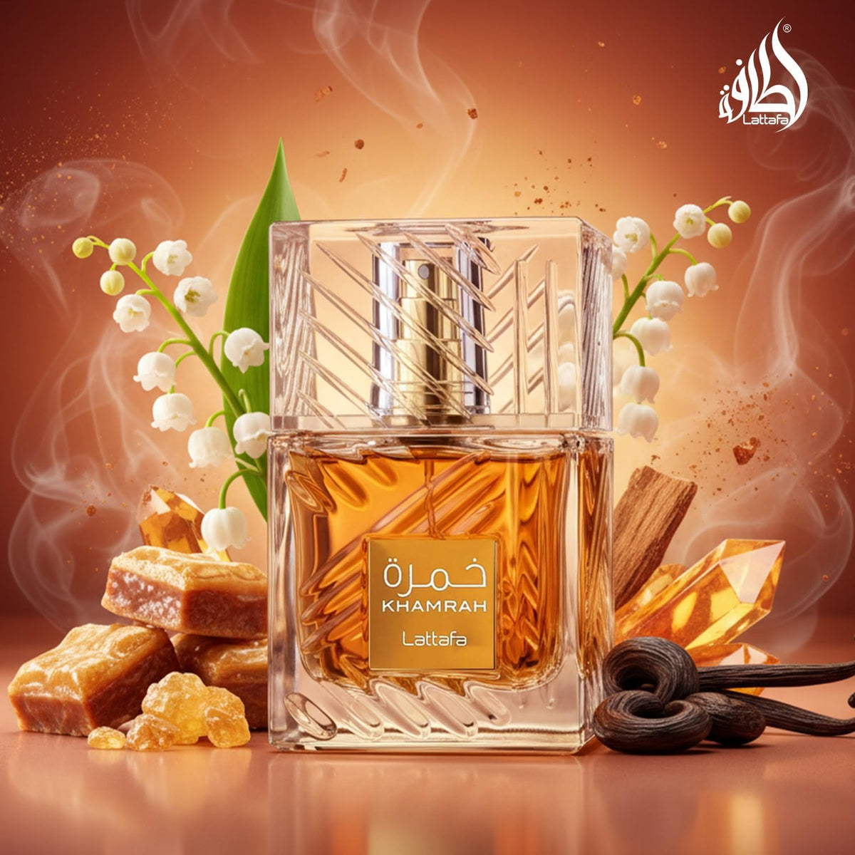 Lattafa Khamrah Eau de Parfum Spray for Men 3.4 oz - view 5