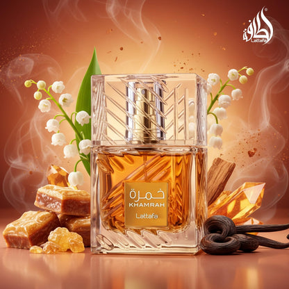 Lattafa Khamrah Eau de Parfum Spray for Men 3.4 oz - view 5
