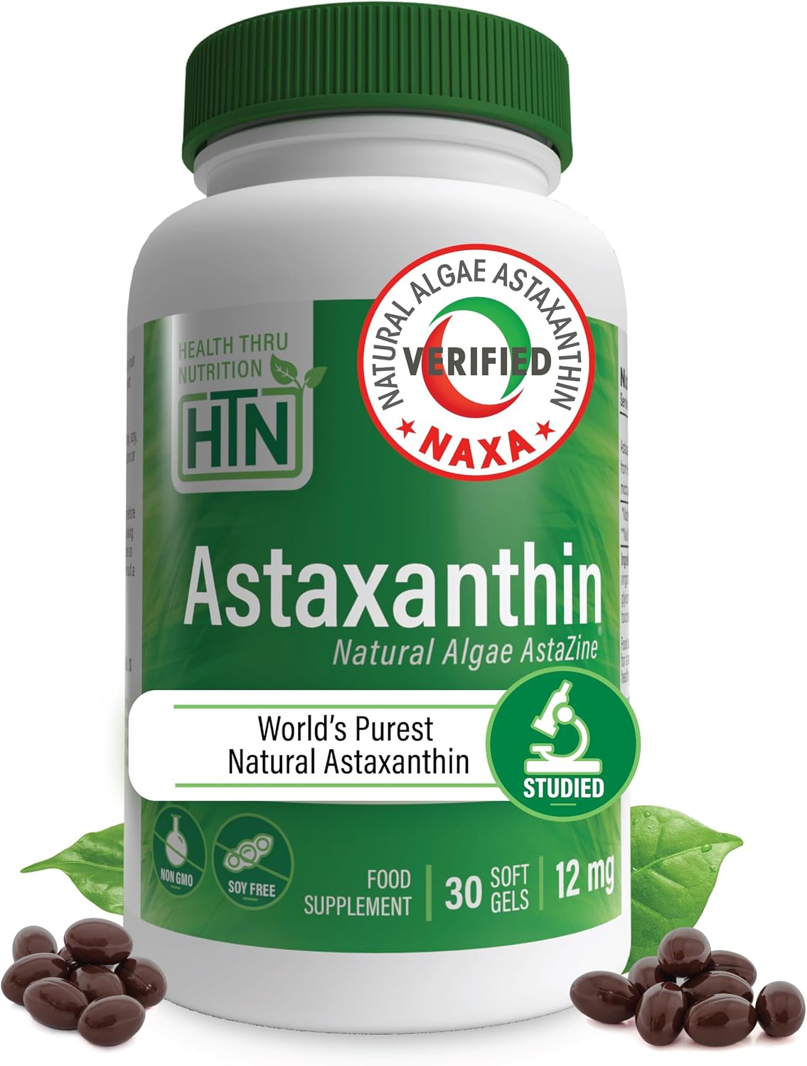 Health Thru Nutrition Astaxanthin Triple Strength 12 mg 30 Softgels