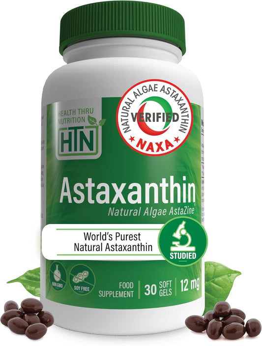 Health Thru Nutrition Astaxanthin Triple Strength 12 mg 30 Softgels
