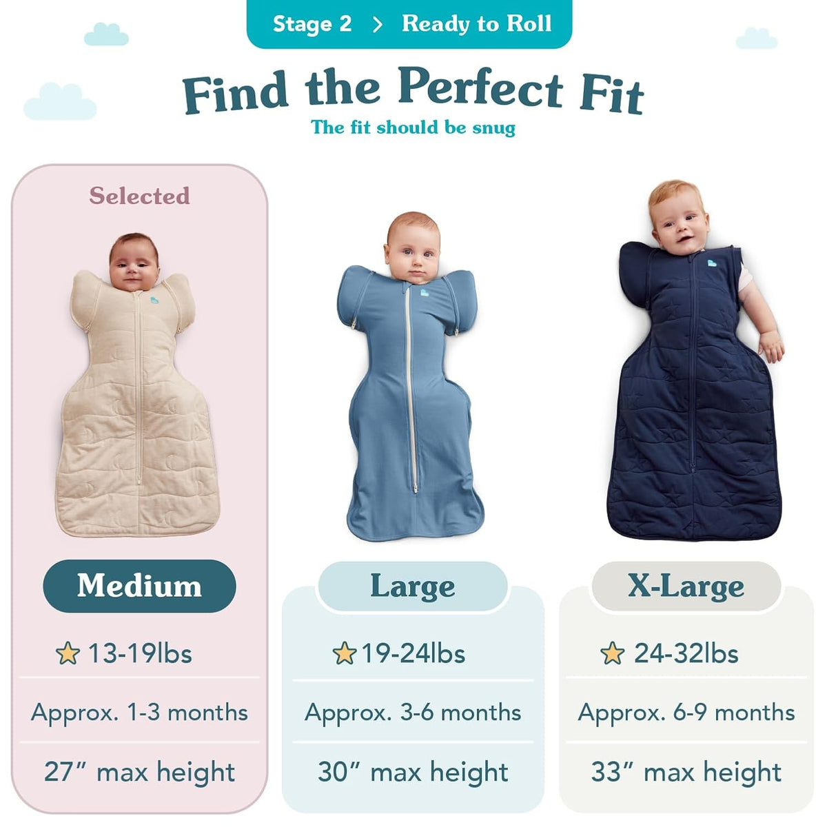 Love to Dream 2-in-1 Transition Bag, Size M (6-8.5 kg), Grey, 1.0 TOG - view 5